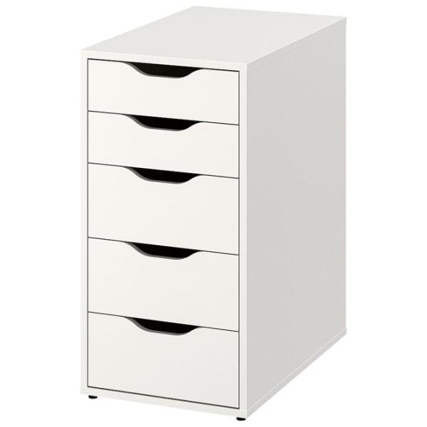Офисный стол Ikea Lagkapten/ Alex () 140 - 60 ДСП/ Белый photo 4