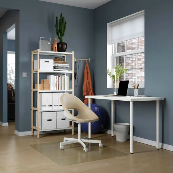 Masă de birou Ikea Lagkapten/ Adils () 120 - 60 PAL/ White photo 4