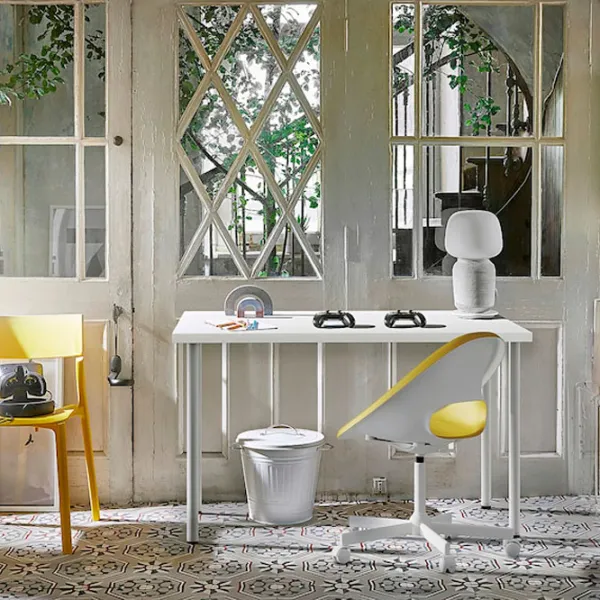 Masă de birou Ikea Lagkapten/ Adils () 120 - 60 PAL/ White photo 5