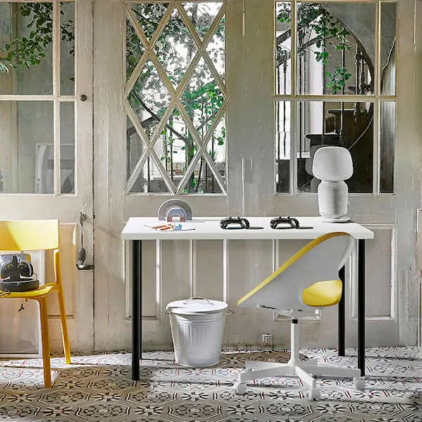 Masă de birou Ikea Lagkapten/ Adils () 120 - 60 PAL/ White photo 4
