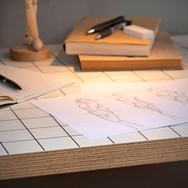 Masă de birou Ikea Lagkapten/Adils (5331127) 120 - 60 PAL/ Stejar Sonoma photo 5