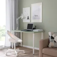 Офисный стол Ikea Lagkapten/ Adils () 120 - 60 ДСП/ Светло-зелёный photo 4