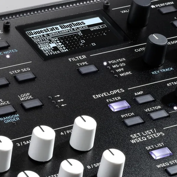 Цифровой синтезатор Korg Wavestate Synth 37 клавиш/ 64 голоса/ Пластик/ Черный photo 7
