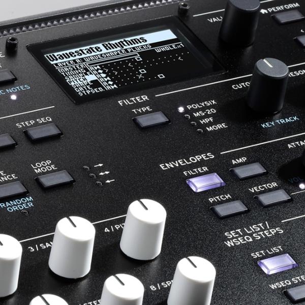 Цифровой синтезатор Korg Wavestate Synth 37 клавиш/ 64 голоса/ Пластик/ Черный photo 7