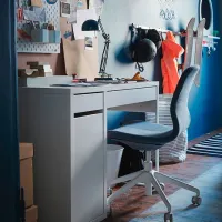 Masă de birou Ikea Micke (01017959) 105 - 50 PAL/ White photo 2