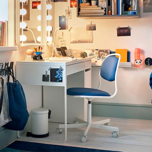 Masă de birou Ikea Micke (01017959) 105 - 50 PAL/ White photo 4