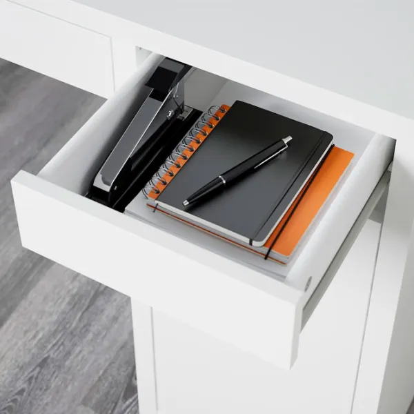 Masă de birou Ikea Micke (01017959) 105 - 50 PAL/ White photo 5