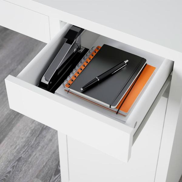 Masă de birou Ikea Micke (01017959) 105 - 50 PAL/ White photo 5