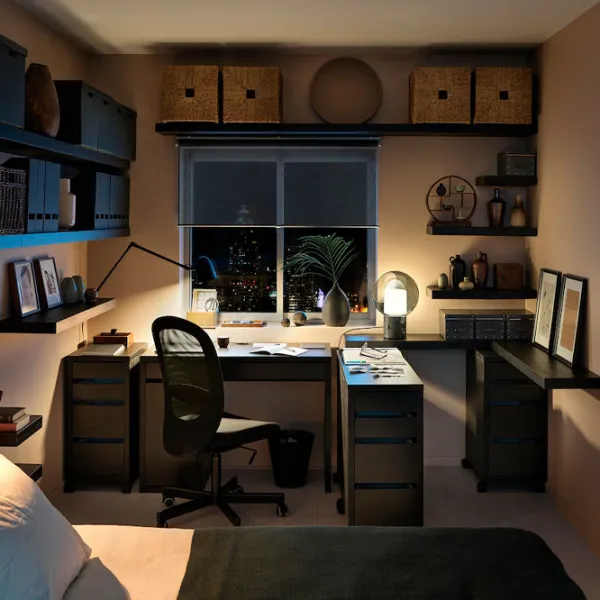 Офисный стол Ikea Micke ДСП/ Черный photo 4