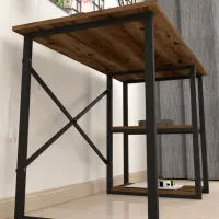 Masă de birou Bofigo 5639943 PAL/ Walnut photo 4