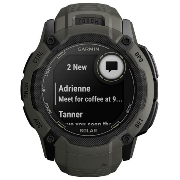 Ceas inteligent Garmin Instinct 2X Solar 1.1"/ 010-02805-05/ Moss Green photo 2
