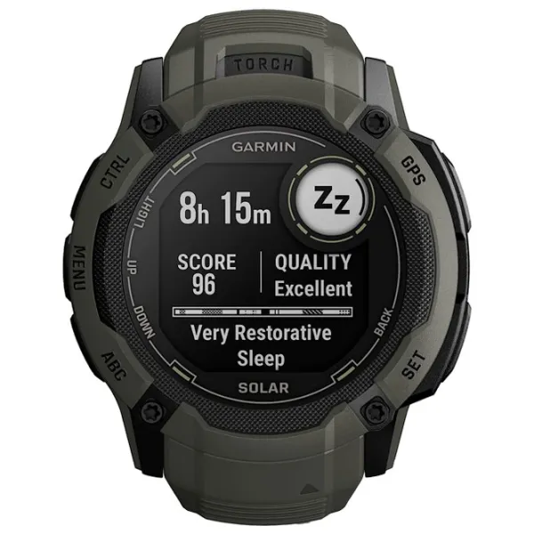 Ceas inteligent Garmin Instinct 2X Solar 1.1"/ 010-02805-05/ Moss Green photo 3
