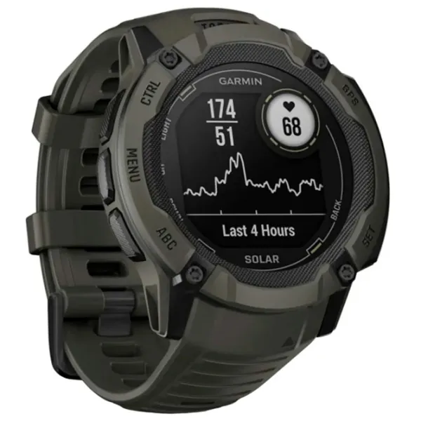 Ceas inteligent Garmin Instinct 2X Solar 1.1"/ 010-02805-05/ Moss Green photo 5
