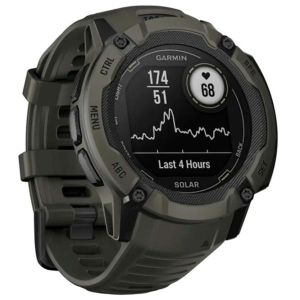 Ceas inteligent Garmin Instinct 2X Solar 1.1"/ 010-02805-05/ Moss Green photo 5