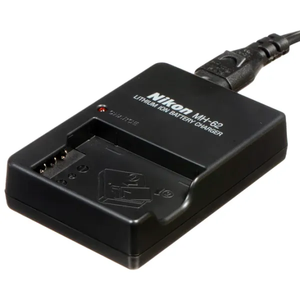 Încărcător pentru acumulator foto Nikon MH-62 0.73 A/ Black photo 2
