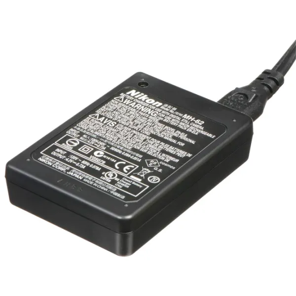 Încărcător pentru acumulator foto Nikon MH-62 0.73 A/ Black photo 3