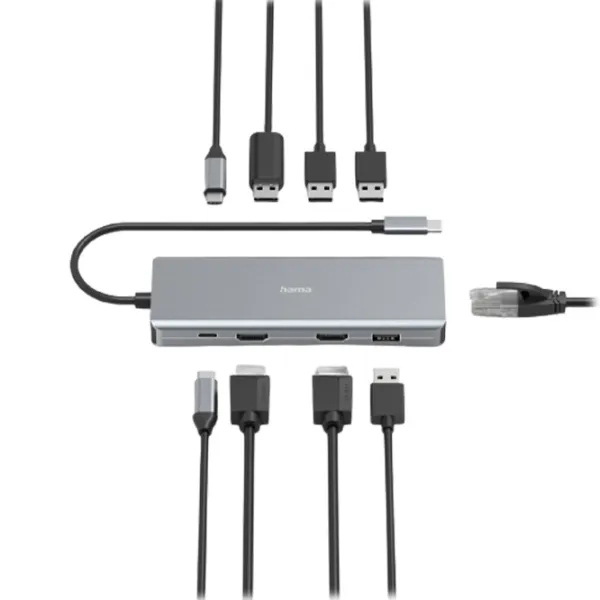 Адаптер Hama 200142 USB Type-C/ Серебристый photo 3