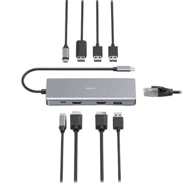 Адаптер Hama 200142 USB Type-C/ Серебристый photo 3