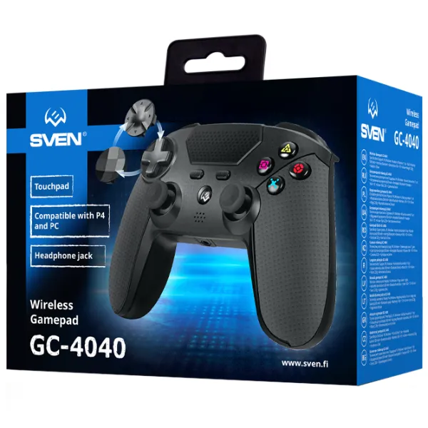 Gamepad Sven GC-4040 Fără fir / 11 buttons / Black photo 5 Gamepad Sven GC-4040 Fără fir / 11 buttons / Black photo 5