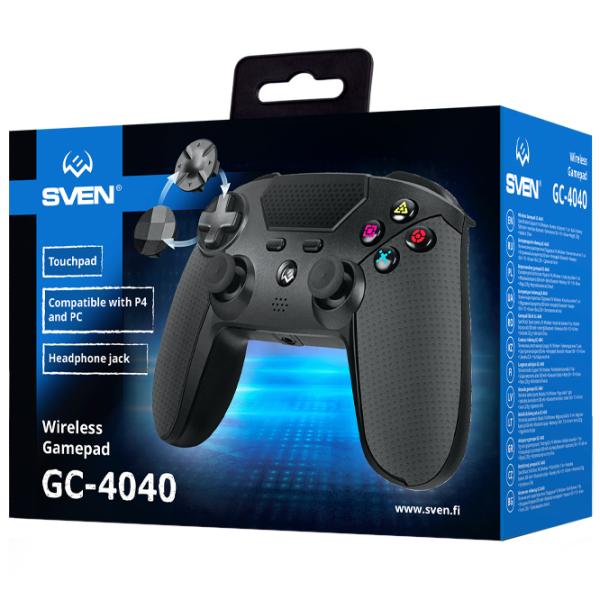 Gamepad Sven GC-4040 Fără fir / 11 buttons / Black photo 5 Gamepad Sven GC-4040 Fără fir / 11 buttons / Black photo 5