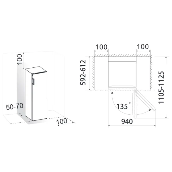 Congelator Gorenje FN4172CW White photo 4