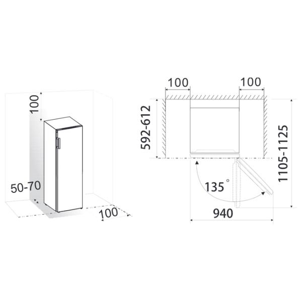 Congelator Gorenje FN4172CW White photo 4