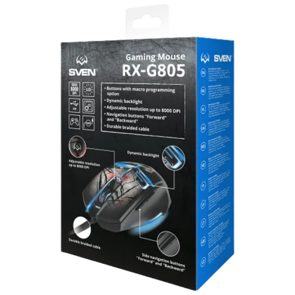 Мышь Sven RX-G805 USB/ Черный photo 16