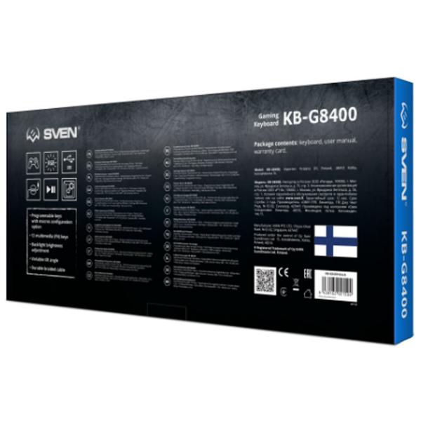 Клавиатура Sven KB-G8400 Проводная/ Черный photo 6