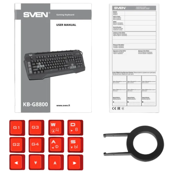 Клавиатура Sven KB-G8800 Проводная/ Черный photo 6
