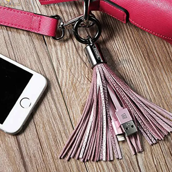 Кабель для телефона RC-053i Remax USB Type-A + Lightning 0.1 м/ Розовый photo 3