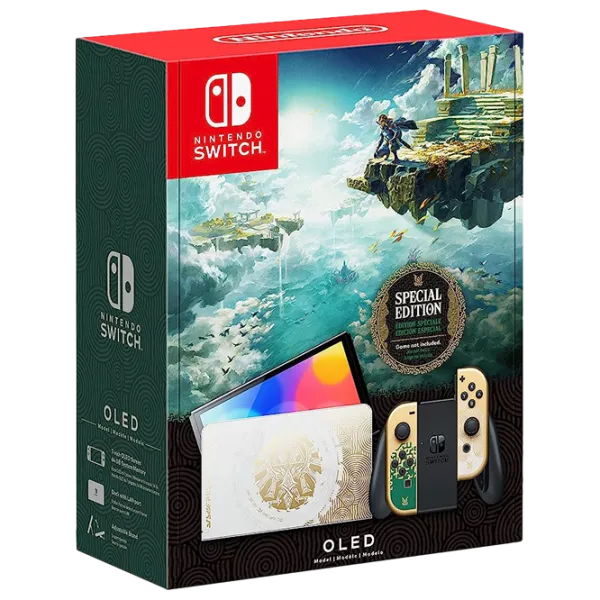 Nintendo Switch Oled Model The Legend Of Zelda  / White photo 9