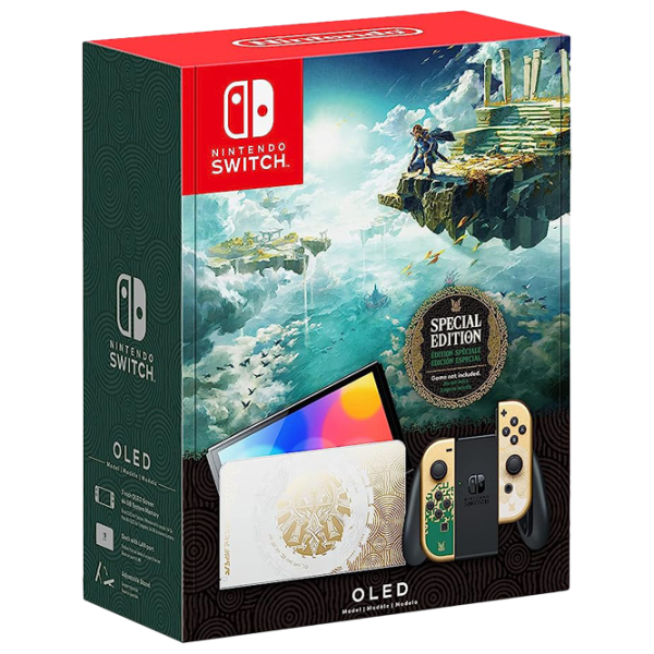 Nintendo Switch Oled Model The Legend Of Zelda  / White photo 9