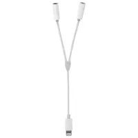 Adapter 055736 Helmet Lightning + 2 x 3.5 mm 1 m/ White photo 2