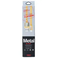 Cablu pentru telefon RC-044i Remax USB Type-A + Lightning 1 m/ Gold photo 2
