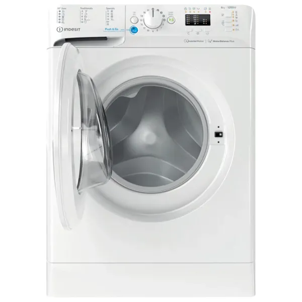 Стиральная машина Indesit BWSA 61294 W EU N 6 кг / 1200 об/мин / Белый photo 4