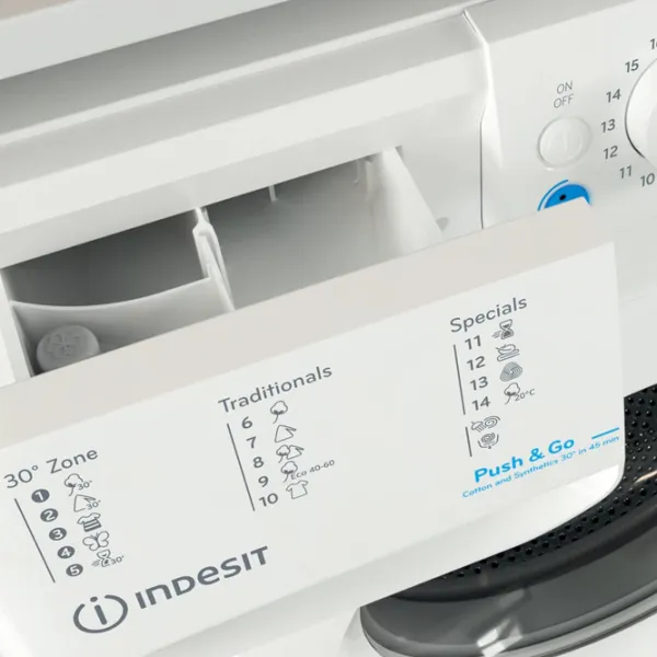 Стиральная машина Indesit BWSA 61294 W EU N 6 кг / 1200 об/мин / Белый photo 6