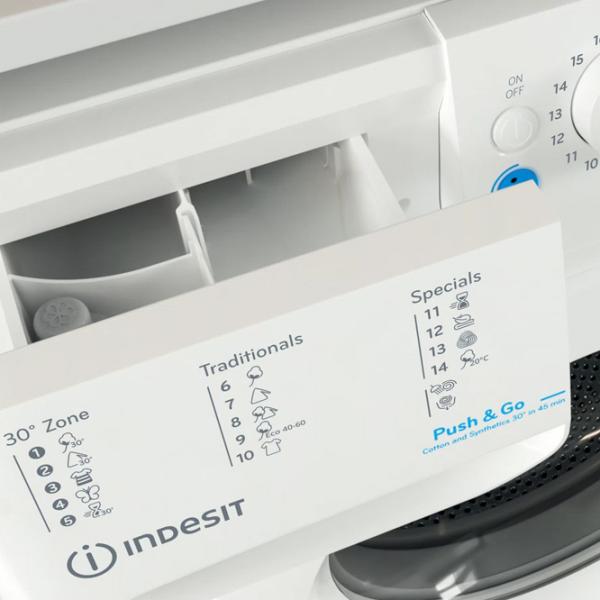 Стиральная машина Indesit BWSA 61294 W EU N 6 кг / 1200 об/мин / Белый photo 6
