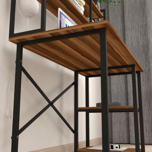Masă de birou Fabulous 5639931 PAL/ Walnut photo 3