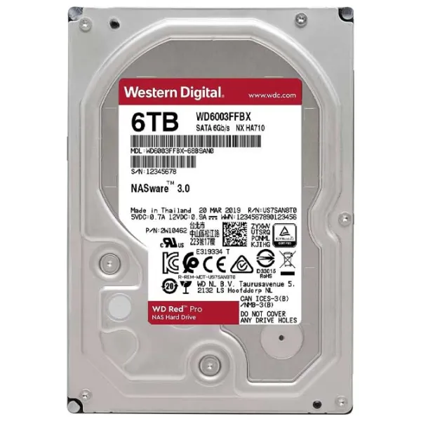 HDD Western Digital WD6003FFBX 6 TB Red photo 3