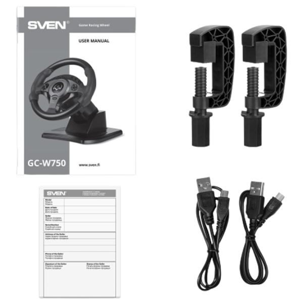 Volan Sven GC-W750 Cu fir / 16 buttons / Black photo 6 Volan Sven GC-W750 Cu fir / 16 buttons / Black photo 6