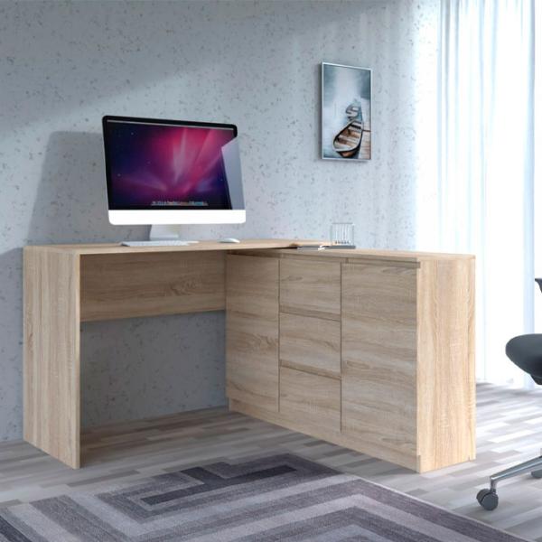 Офисный стол TopEshop Plus 2D3S ДСП/ Дуб Сонома photo 2 Офисный стол TopEshop Plus 2D3S ДСП/ Дуб Сонома photo 2