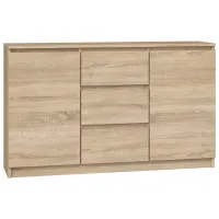 Офисный стол TopEshop Plus 2D3S ДСП/ Дуб Сонома photo 4