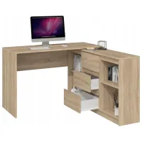 Офисный стол TopEshop Plus 2D3S ДСП/ Дуб Сонома photo 5