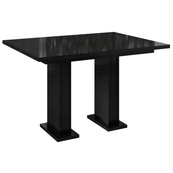 Masă de bucătărie extensibilă Prospero Gloss PAL/ Black photo 2