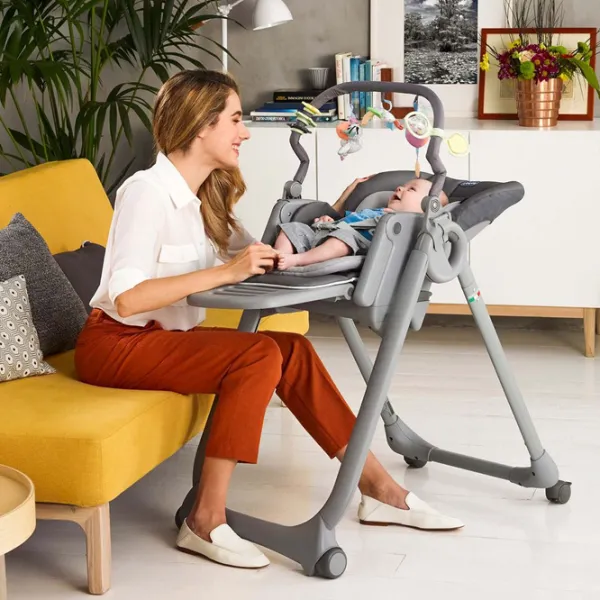 Scaun de masă Chicco Polly Magic Relax (7226-003) Clasic/ 0 luni / Gray  photo 8 Scaun de masă Chicco Polly Magic Relax (7226-003) Clasic/ 0 luni / Gray  photo 8