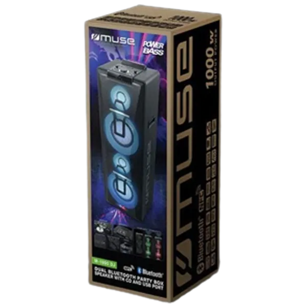 Колонка для вечеринок Muse M-1990 DJ 1000 W/ Черный photo 4