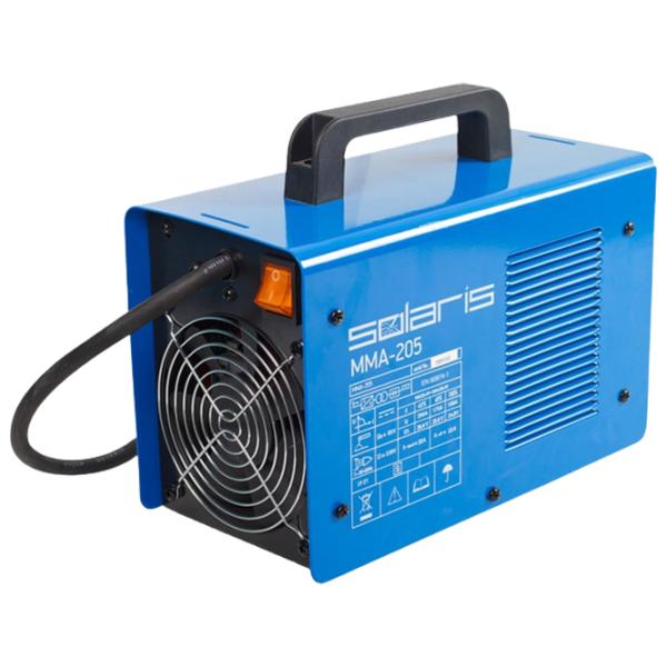 Aparat de sudat Solaris MMA-205i 220 V cu electrod (MMA)/ Blue photo 3