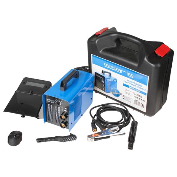 Aparat de sudat Solaris MMA-205i 220 V cu electrod (MMA)/ Blue photo 5