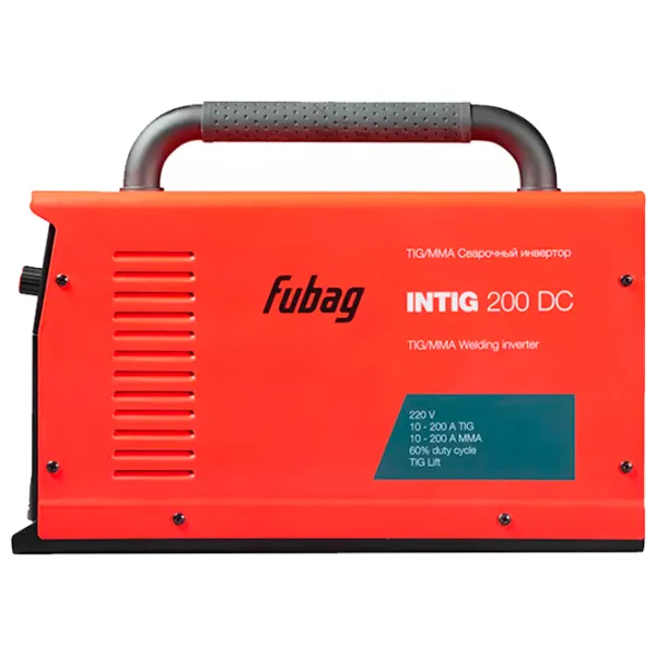 Сварочный аппарат Fubag INTIG 200 AC/ DC PULSE 220 В ручная дуговая (MMA), аргонно дуговая (TIG)/ Красный photo 2