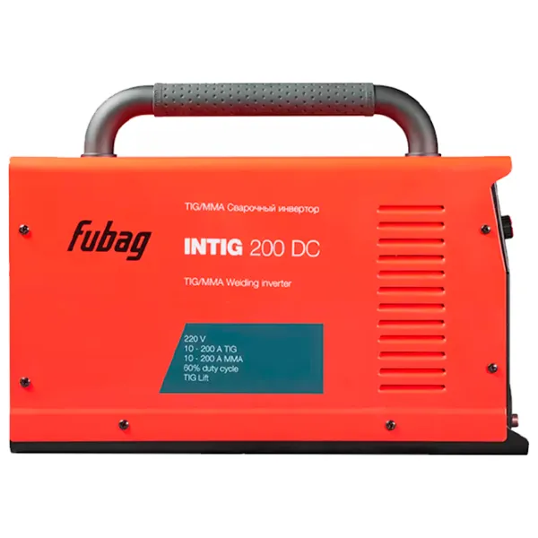 Сварочный аппарат Fubag INTIG 200 AC/ DC PULSE 220 В ручная дуговая (MMA), аргонно дуговая (TIG)/ Красный photo 3